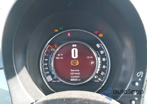 2017 Fiat 500 Pop из США, поврежденный, VIN 3C3CFFKR7HT700045